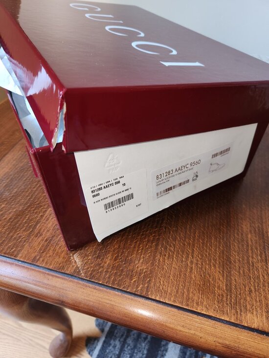 NIB Gucci GG suide ankle boots G 10 US 10.5-11 main image 5